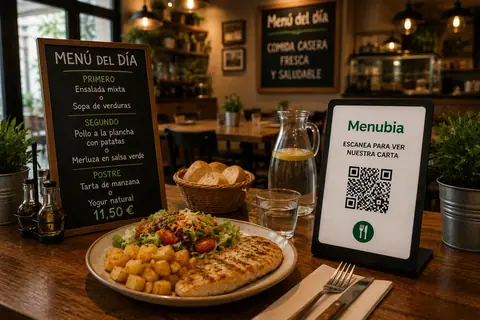 Demo Menú del día Menubia